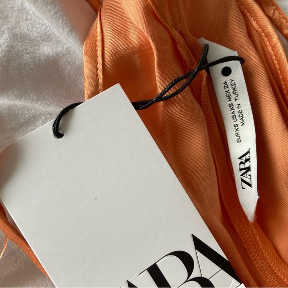 Zara Orange Maxi Dress - Picture 5 of 8